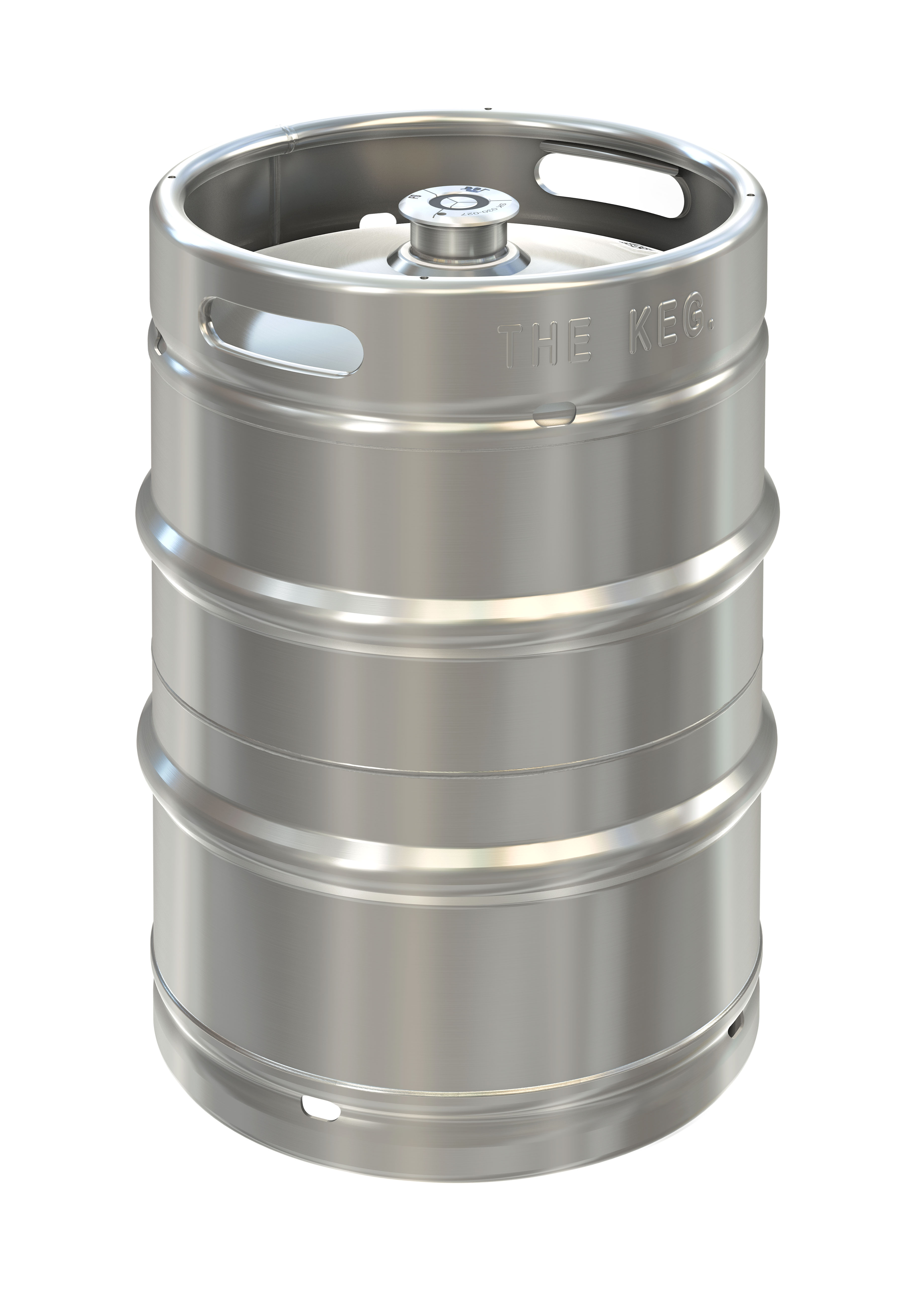 DIN 50L Stainless Steel KEG Ø 363 mm - stackable - with Fitting / spear